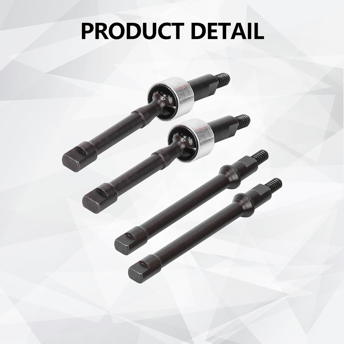 FEDCO SCX30 DriveShafts Steel CVD Drive Shaft Front Rear Driveshaft for SCX30 Upgrades 1/30 RC Crawler