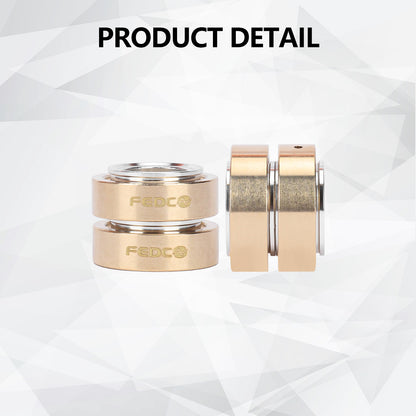 FEDCO SCX30 Wheels Brass Wheel Rims For SCX30 Upgrades 1/30 RC Crawler