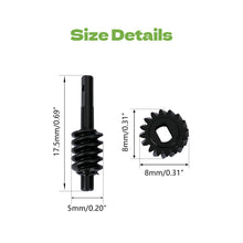 FEDCO SCX30 Axle Gear Steel Worm Gears for Axial SCX30 Upgrades