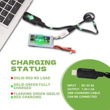 FEDCO SCX30 Battery 7.4V 200mAh 2S Lipo Battery Rechargeable RC Battery