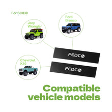 FEDCO SCX30 Side Plate Aluminum Rock Sliders for Axial SCX30 Upgrades