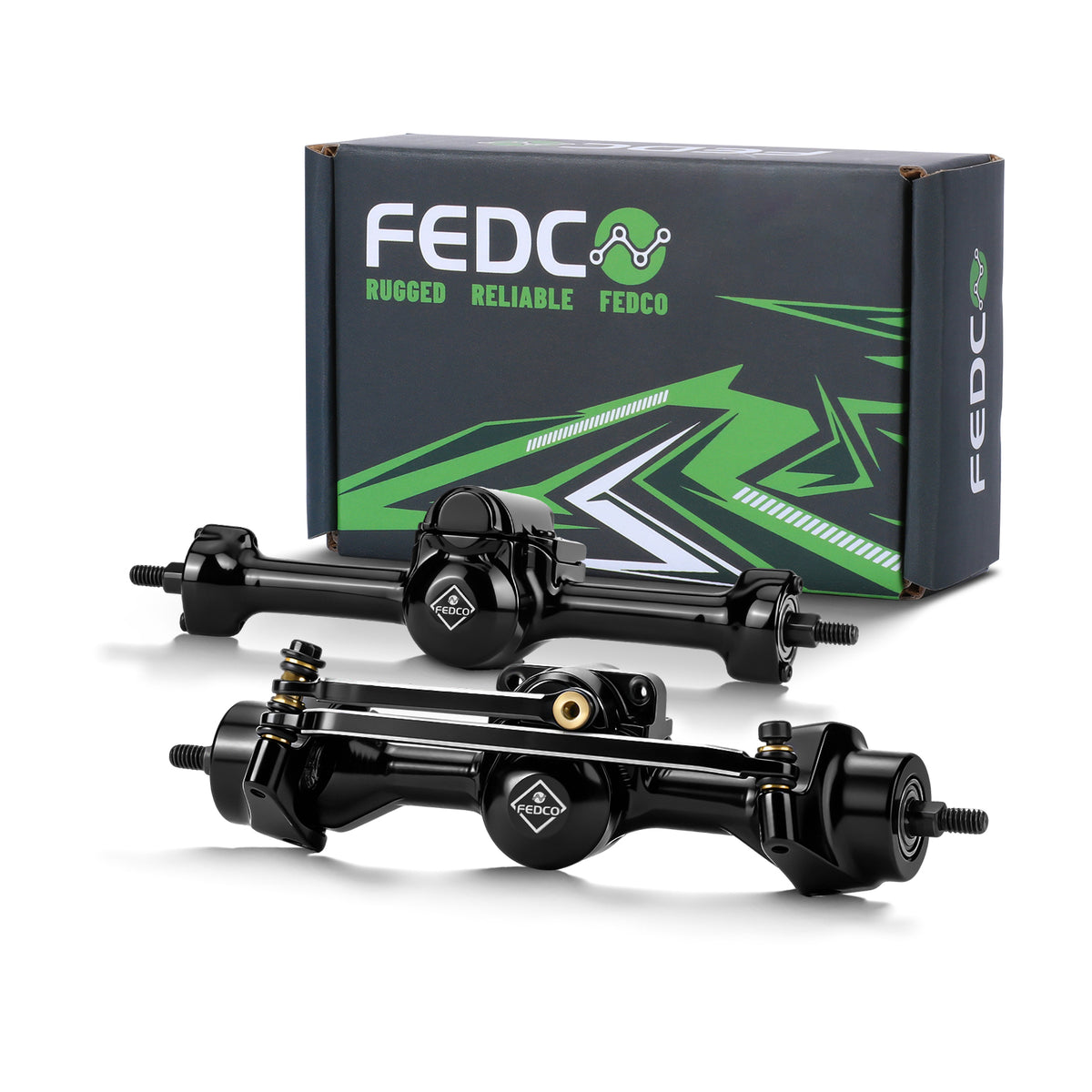 FEDCO SCX30 Axles Metal Axles with Steel Gears for SCX30 Upgrade Parts
