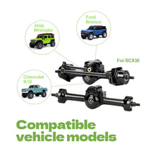 FEDCO SCX30 Axles Metal Axles with Steel Gears for SCX30 Upgrade Parts