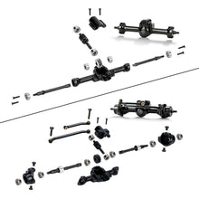 FEDCO SCX30 Axles Metal Axles with Steel Gears for SCX30 Upgrade Parts