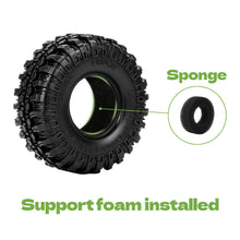FEDCO SCX30 Tires High Grip Rubber 0.7'' Wheel Tires for SCX30 Upgrades