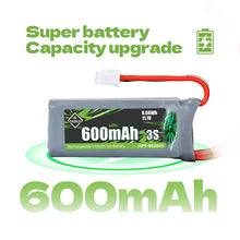 FEDCO 11.1V Lipo Battery 600mAh 3S Rechargeable Lithium Polymer Batteries