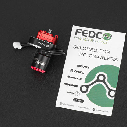 SCX24 Motor and Transmission with Hobbywing QUICRUN Outer-1621SL 3500KV Brushless Motor Upgrade for Axial SCX24 Upgrades 1/24 RC Crawler