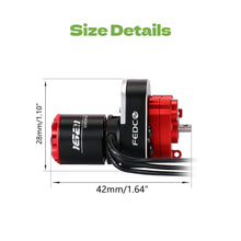FEDCO SCX24 Motor and Transmission Outer-1621SL 3500KV Brushless Motor