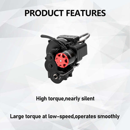 SCX24 Motor Upgrade 2-Speed Transmission with 3500KV Brushless Motor and ESC Combo with Transmission Mount,Side Plate,Shock Mount,Receiver Tray for SCX24 Upgrades 1/24 RC Crawler,RTR Version