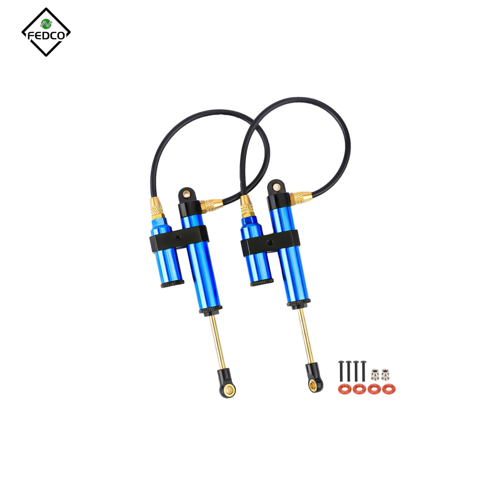 FEDCO 112MM Shocks Negative Pressure Shocks For RedCat Everest Gen7 SCX10 Upgrade Parts 1/10 RC Crawler - FEDCO