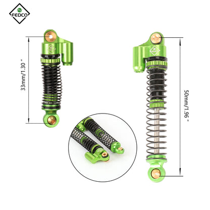 FEDCO AX24 57MM RC Shocks 1/24 Upgrade Parts - FEDCO