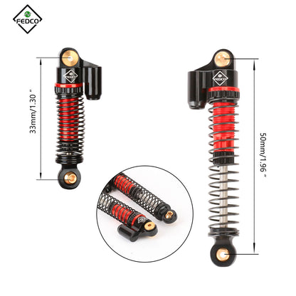 FEDCO AX24 57MM RC Shocks 1/24 Upgrade Parts - FEDCO