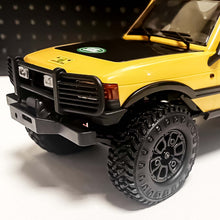 FEDCO FCX24 Wheels and Tires 1.0 Beadlock Wheels 50MM Soft Sticky Tires with Brass Counterweight Ring for FMS FCX24M FCX24 Upgrades 1/24 RC Crawler - FEDCO