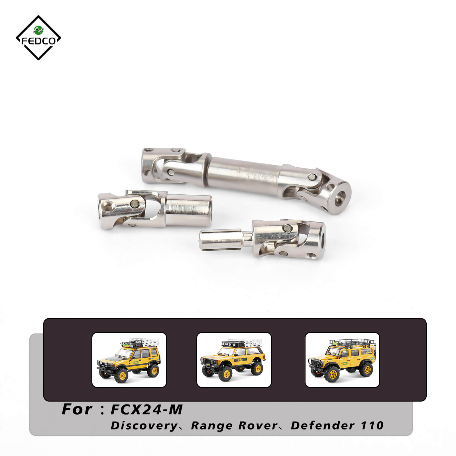 FEDCO FCX24M Driveshafts For FCX24M Upgrades Land/Rover 1/24 RC Crawler - FEDCO