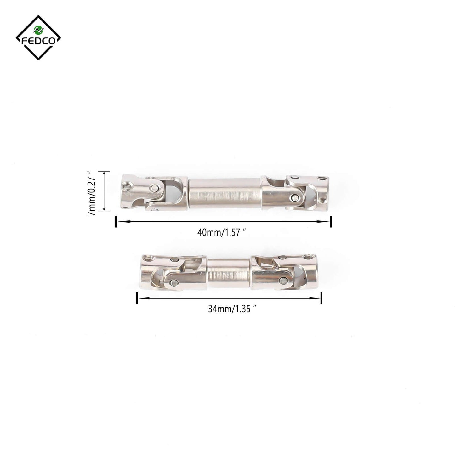 FEDCO FCX24M Driveshafts For FCX24M Upgrades Land/Rover 1/24 RC Crawler - FEDCO