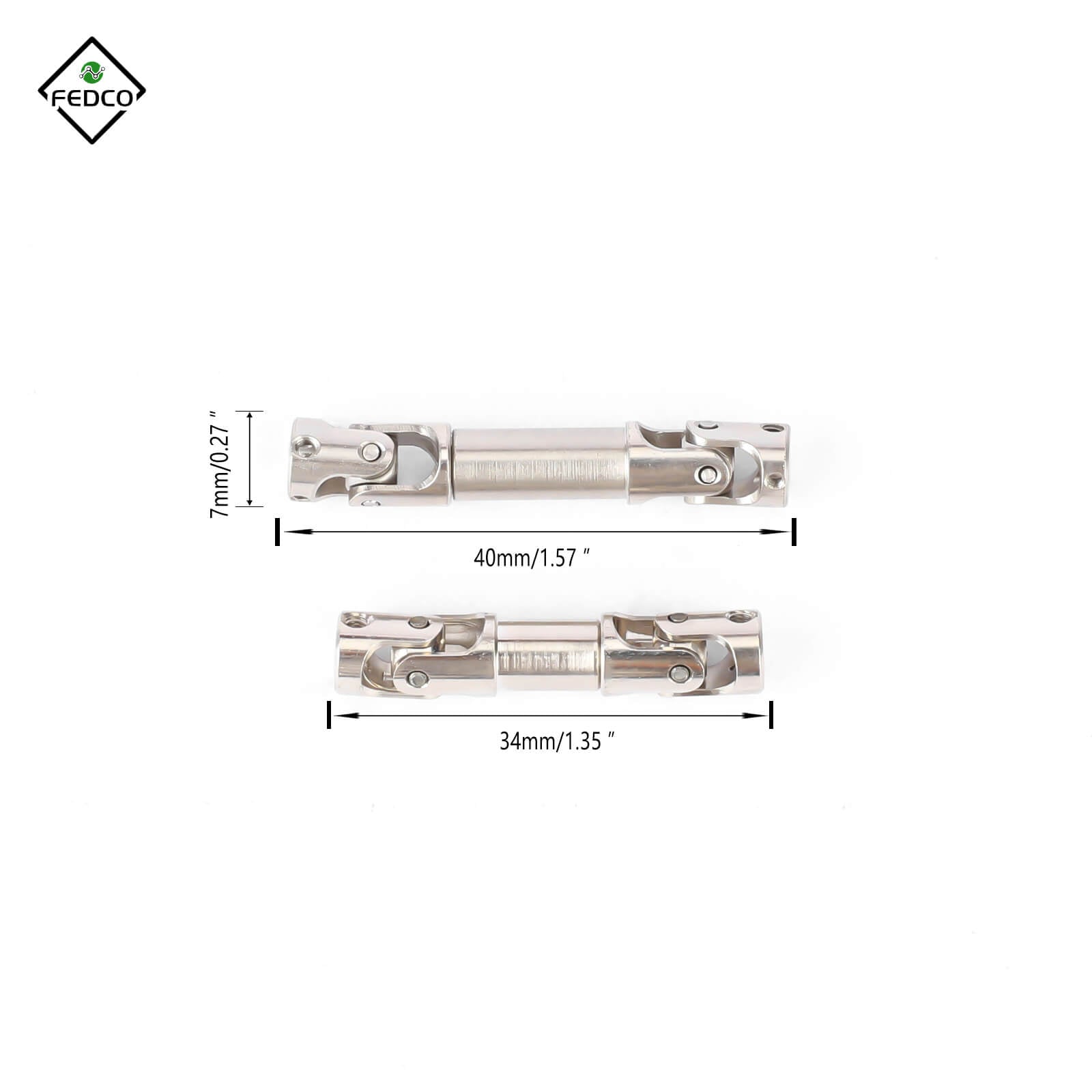FEDCO FCX24M Driveshafts For FCX24M Upgrades Land/Rover 1/24 RC Crawler - FEDCO