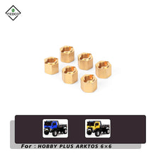 FEDCO Hobbyplus Arktos Hex H7*6.2MM Wheel Hubs Hex Spacer For HobbyPlus Arktos 6x6 CR18P Upgrades 1/18 RC Crawler - FEDCO