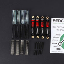 FEDCO HPI Venture18 Shocks 53MM Shock absorbers With Springs CNC Threaded Oil Damper For HPI Venture18 Upgrades 1/18 RC Crawler - FEDCO