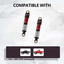 FEDCO HPI Venture18 Shocks 53MM Shock absorbers With Springs CNC Threaded Oil Damper For HPI Venture18 Upgrades 1/18 RC Crawler - FEDCO