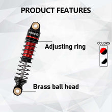 FEDCO HPI Venture18 Shocks 53MM Shock absorbers With Springs CNC Threaded Oil Damper For HPI Venture18 Upgrades 1/18 RC Crawler - FEDCO