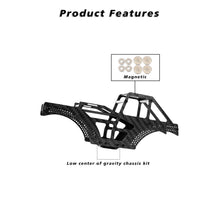 FEDCO Monster Truck SCX24 Carbon Fiber Frame LCG Chassis for Axial SCX24 Upgrade Parts 1/24 RC Crawler - FEDCO