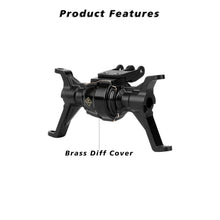 FEDCO Redcat Ascent 18 Aluminum Front and Rear Portal Axle Housing With Diff Cover For Redcat Ascent 18 Upgrade Parts 1/18 RC Crawler - FEDCO