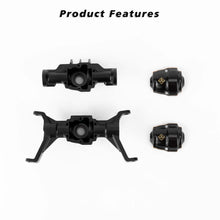 FEDCO Redcat Ascent 18 Aluminum Front and Rear Portal Axle Housing With Diff Cover For Redcat Ascent 18 Upgrade Parts 1/18 RC Crawler - FEDCO