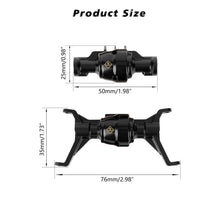 FEDCO Redcat Ascent 18 Aluminum Front and Rear Portal Axle Housing With Diff Cover For Redcat Ascent 18 Upgrade Parts 1/18 RC Crawler - FEDCO
