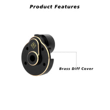 FEDCO Redcat Ascent 18 Rear Outer Portal Housing With Brass Axles Cover For Redcat Ascent 18 Upgrade Parts 1/18 RC Crawler - FEDCO