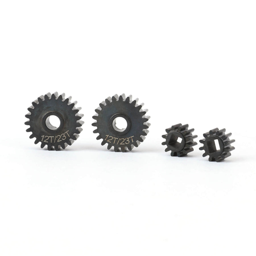 FEDCO SCX10III Portal Gear Set 23T/12T Harden Steel Gears for Axial SCX10 III Upgrade Parts 1/10 RC Crawler - FEDCO