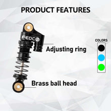 FEDCO SCX24 38mm Oil - Filled Shocks - CNC Aluminum Threaded Shock Absorber For Axial SCX24 Upgrade Parts 1/24 RC Crawlers - FEDCO