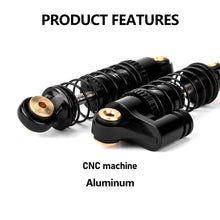 FEDCO SCX24 38mm Oil - Filled Shocks - CNC Aluminum Threaded Shock Absorber For Axial SCX24 Upgrade Parts 1/24 RC Crawlers - FEDCO