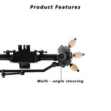 FEDCO SCX24 Axles + 20 MM Portal Axles For SCX24 Upgrade Parts 1/24 RC Crawler - FEDCO