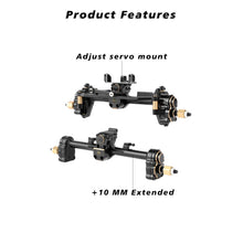 FEDCO SCX24 Axles + 20 MM Portal Axles For SCX24 Upgrade Parts 1/24 RC Crawler - FEDCO