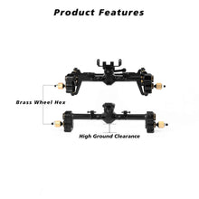 FEDCO SCX24 Axles + 20 MM Portal Axles For SCX24 Upgrade Parts 1/24 RC Crawler - FEDCO