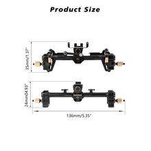 FEDCO SCX24 Axles + 20 MM Portal Axles For SCX24 Upgrade Parts 1/24 RC Crawler - FEDCO