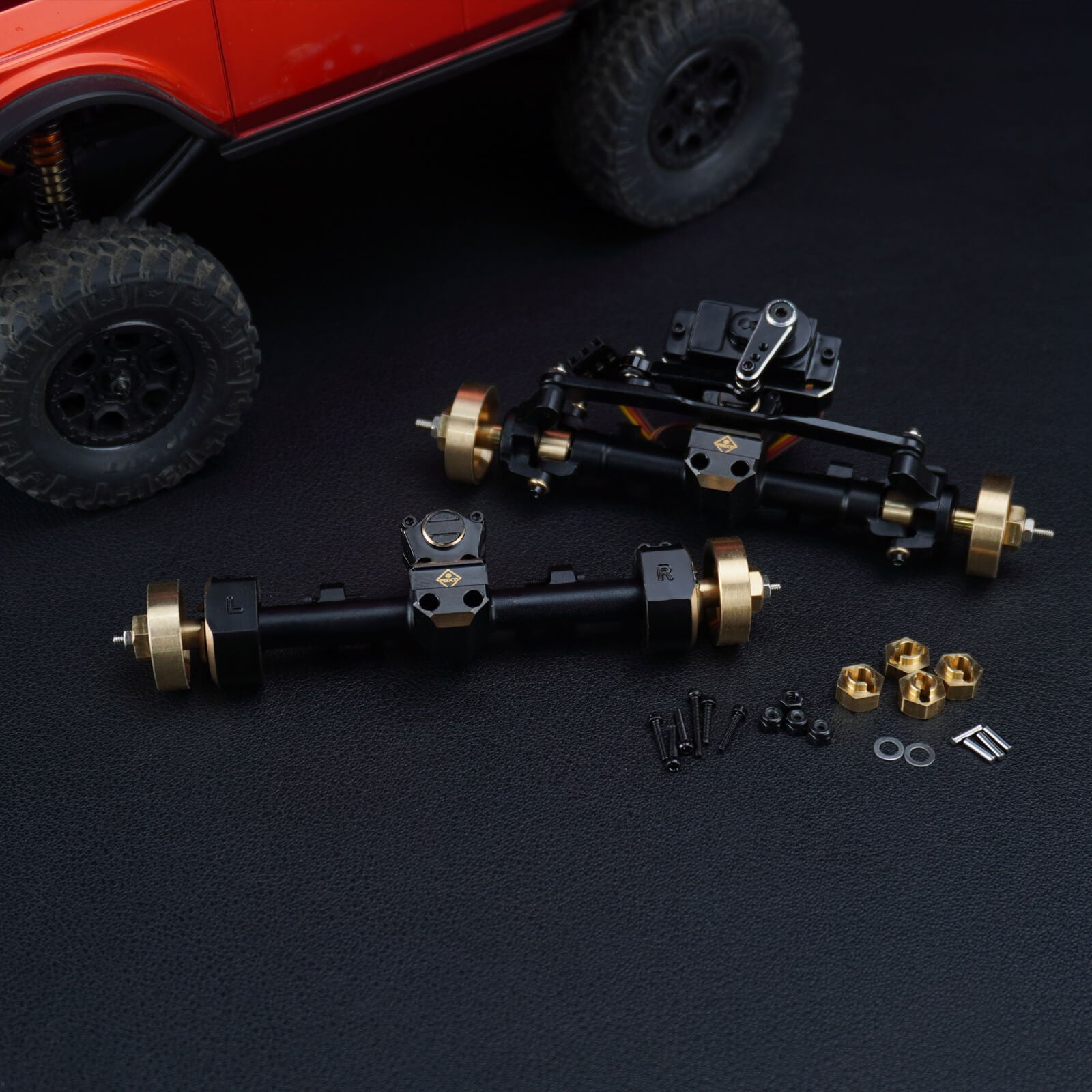 FEDCO SCX24 Front&Rear Axles 1/24 Upgrade Parts - FEDCO