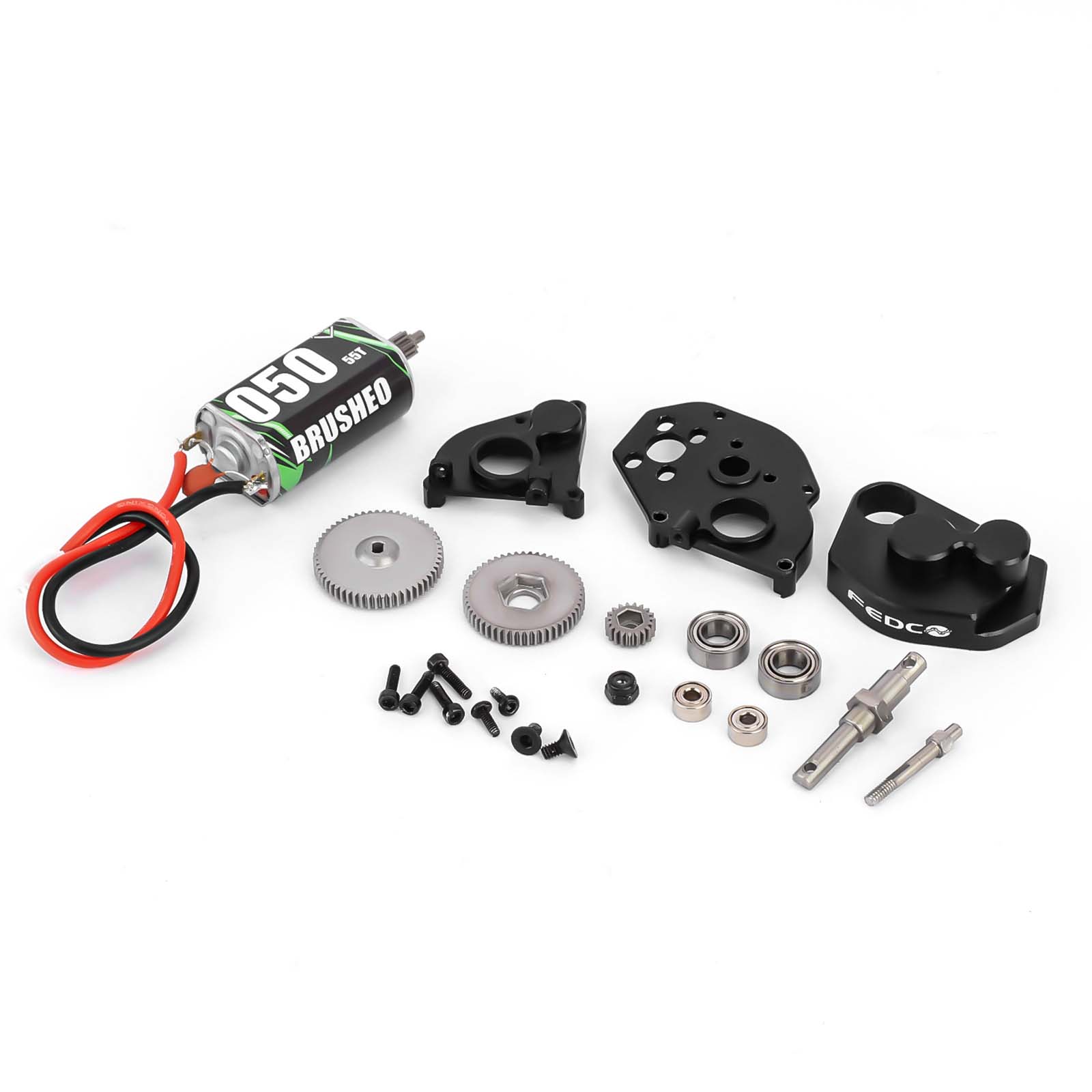 FEDCO SCX24 Motor and Transmission for Axial SCX24 Upgrades 1/24 RC Crawler - FEDCO