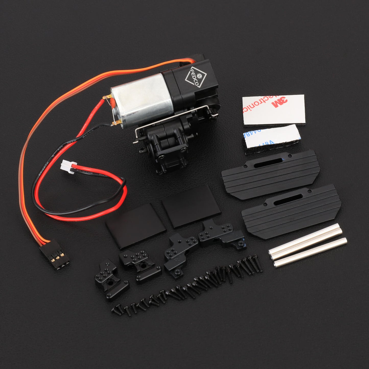 FEDCO SCX24 Motor+Shock Mount Kit 1/24 RC Upgrade - FEDCO