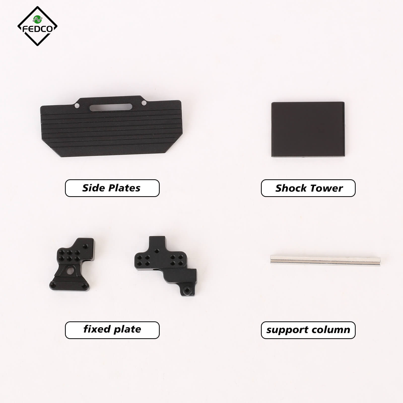 FEDCO SCX24 Motor+Shock Mount Kit 1/24 RC Upgrade - FEDCO