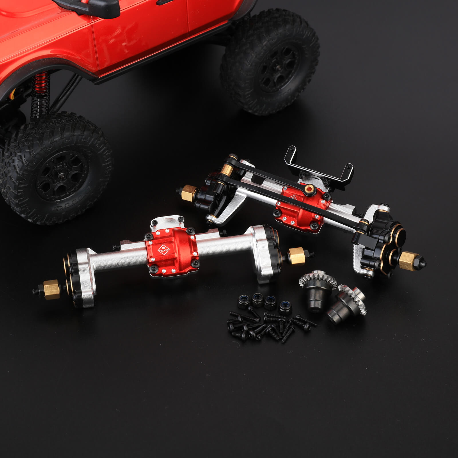 FEDCO SCX24 Portal Axles 1/24 Upgrades - FEDCO