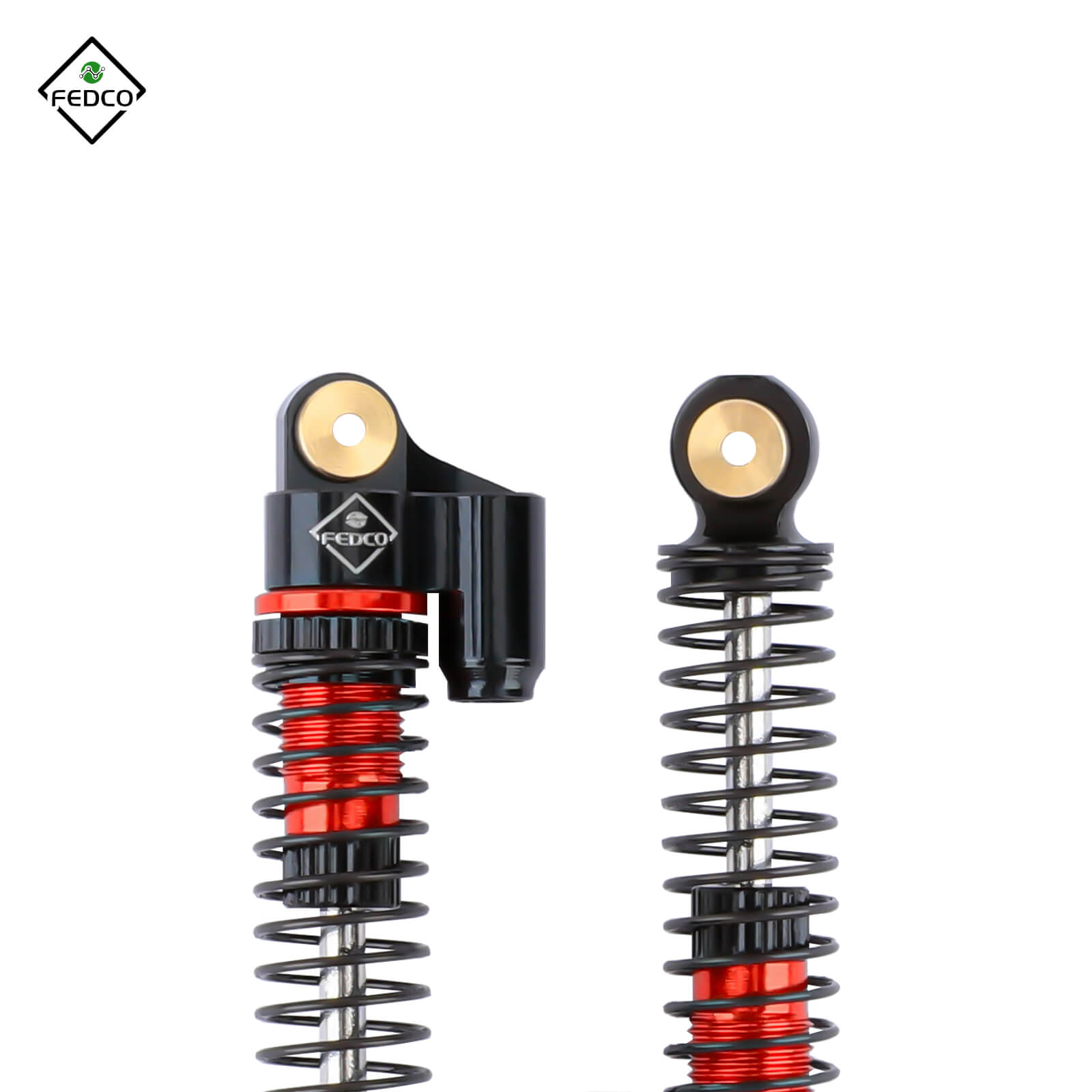 FEDCO SCX24 Shock Flex Blades With Shocks Absorber for Axial SCX24 Upgrade Parts 1/24 RC Crawler - FEDCO