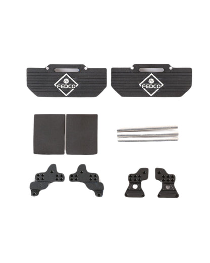 FEDCO SCX24 Shock Mounts+Gearbox Mounting Kit 1/24 RC Upgrades - FEDCO