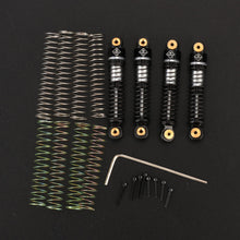 FEDCO SCX24 Shocks 47MM Oil - Filled Shocks Long Travel Shocks Absorber Threaded Shock Absorber Oil Damper For Axial SCX24 Upgrades 1/24 RC Crawler - FEDCO