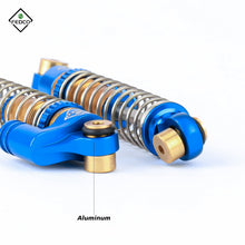 FEDCO SCX24 Shocks 48MM Oil - Filled Shocks Absorber Aluminum Threaded Absorber Oil Damper With Springs For Axial SCX24 FMS FCX24M Upgrades 1/24 RC Crawler - FEDCO