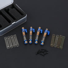 FEDCO SCX24 Shocks 48MM Oil - Filled Shocks Absorber Aluminum Threaded Absorber Oil Damper With Springs For Axial SCX24 FMS FCX24M Upgrades 1/24 RC Crawler - FEDCO