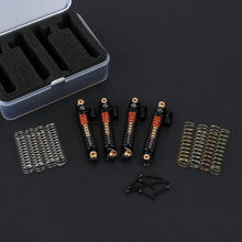 FEDCO SCX24 Shocks 48MM Shocks Absorber Dual - Stage Compression Shocks With Springs For Axial SCX24 FMS FCX24M Upgrades 1/24 RC Crawler - FEDCO