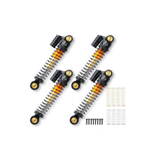 FEDCO SCX24 Shocks 48MM Shocks Absorber Dual - Stage Compression Shocks With Springs For Axial SCX24 FMS FCX24M Upgrades 1/24 RC Crawler - FEDCO