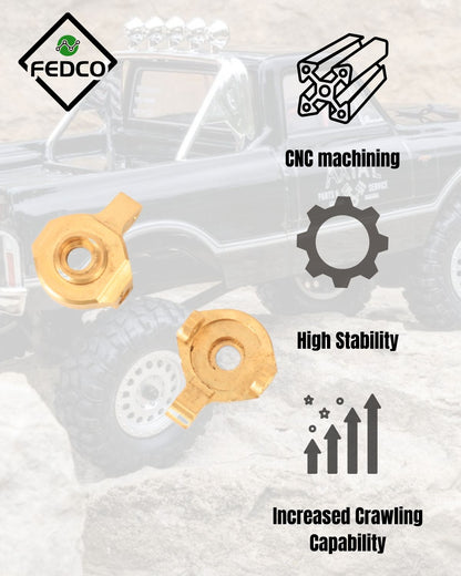 FEDCO SCX24 Steering Knuckles 1/24 RC Upgrade Parts - FEDCO