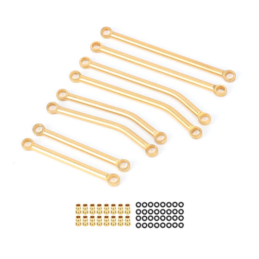 FEDCO TRX4M Steering Link High Clearance Linkages Brass Link Set For TRX4M Upgrades Parts 1/18 RC Crawler - FEDCO